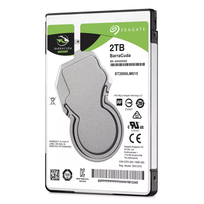 Seagate Barracuda 2.5 cala wewnętrzny dysk twardy 2 TB 5400 RPM 128 MB 2.5 cala Serial ATA III