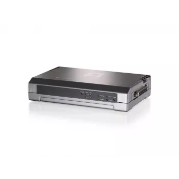 LevelOne Serwer Wydruku, 2 x USB, 1 x równoległy, Szary, Aktywność, Łącze, Zasilanie, Status, Tajwan, Ethernet LAN, IEEE 802.3, IEEE 802.3u, 10,100 Mbit/s