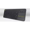 LOGITECH Bezprzewodowa klawiatura dotykowa K400 Plus - Czarny - Qwertzu niemiecki