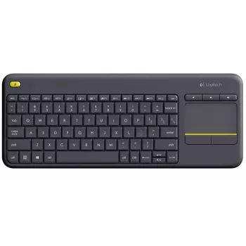 LOGITECH Bezprzewodowa klawiatura dotykowa K400 Plus - Czarny - Qwertzu niemiecki