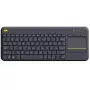 LOGITECH Bezprzewodowa klawiatura dotykowa K400 Plus - Czarny - Qwertzu niemiecki