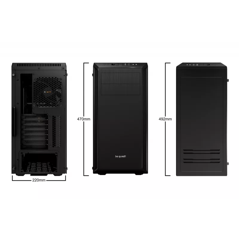 be quiet Pure Base 600 Window Midi Tower Czarny