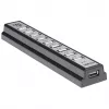 Koncentrator biurkowy Manhattan USB-A z 10 portami, 10 portów USB-A, 480 Mbps (USB 2.0), zasilany przez USB lub zewnętrzny zasilacz (nie dołączono) dla zwiększonej mocy podłączonych urządzeń