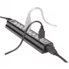 Koncentrator biurkowy Manhattan USB-A z 10 portami, 10 portów USB-A, 480 Mbps (USB 2.0), zasilany przez USB lub zewnętrzny zasilacz (nie dołączono) dla zwiększonej mocy podłączonych urządzeń