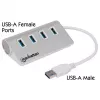 Koncentrator USB Manhattan USB-A 4-Port