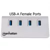 Koncentrator USB Manhattan USB-A 4-Port