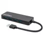 Manhattan USB-A 4-portowy hub, 4x porty USB-A, 5 Gbps (USB 3.2 Gen1 znany też jako USB 3.0), zasilany przez USB (nie wymaga zewnętrznego zasilacza), odpowiednik ST4300PBU3 i ST4300MINU3B