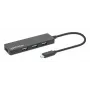 Manhattan USB-C Dock/Hub, Porty (4): USB-A (x4), 5 Gb/s (USB 3.2 Gen1 znane jako USB 3.0), zasilany przez USB (brak wymaganego zewnętrznego zasilacza), odpowiednik HB30CM4AB