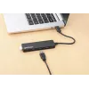 Manhattan USB-C Dock/Hub, Porty (4): USB-A (x4), 5 Gb/s (USB 3.2 Gen1 znane jako USB 3.0), zasilany przez USB (brak wymaganego zewnętrznego zasilacza), odpowiednik HB30CM4AB
