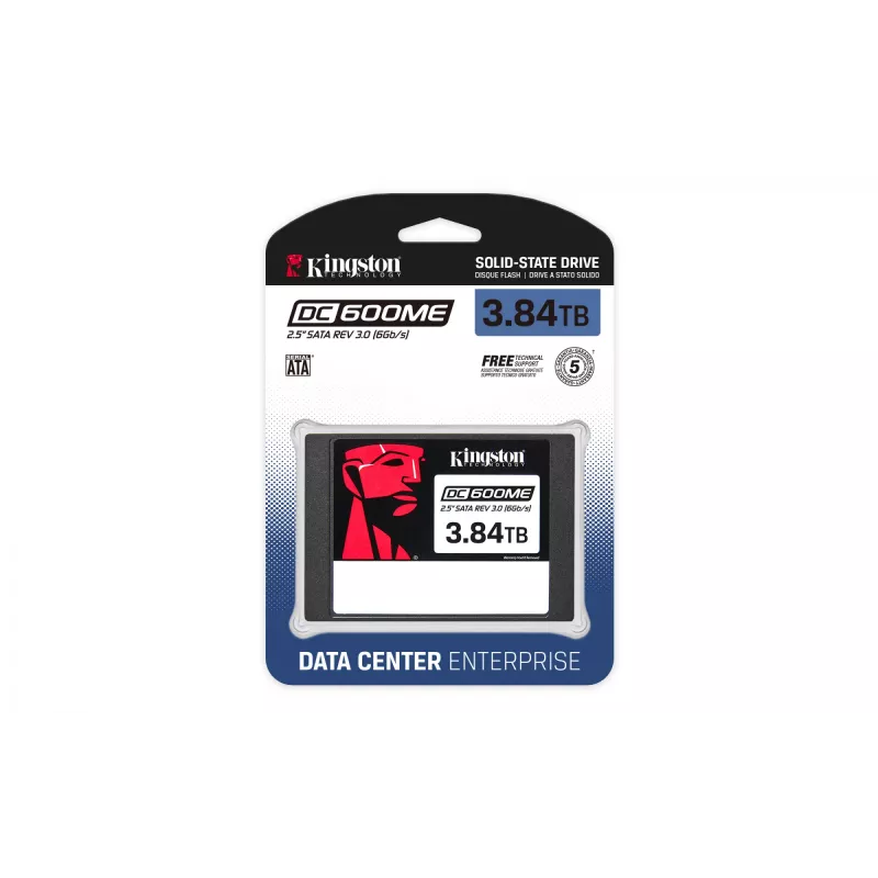 Dysk SSD Kingston Technology 3,84 TB 2,5 cala SATA DC600ME