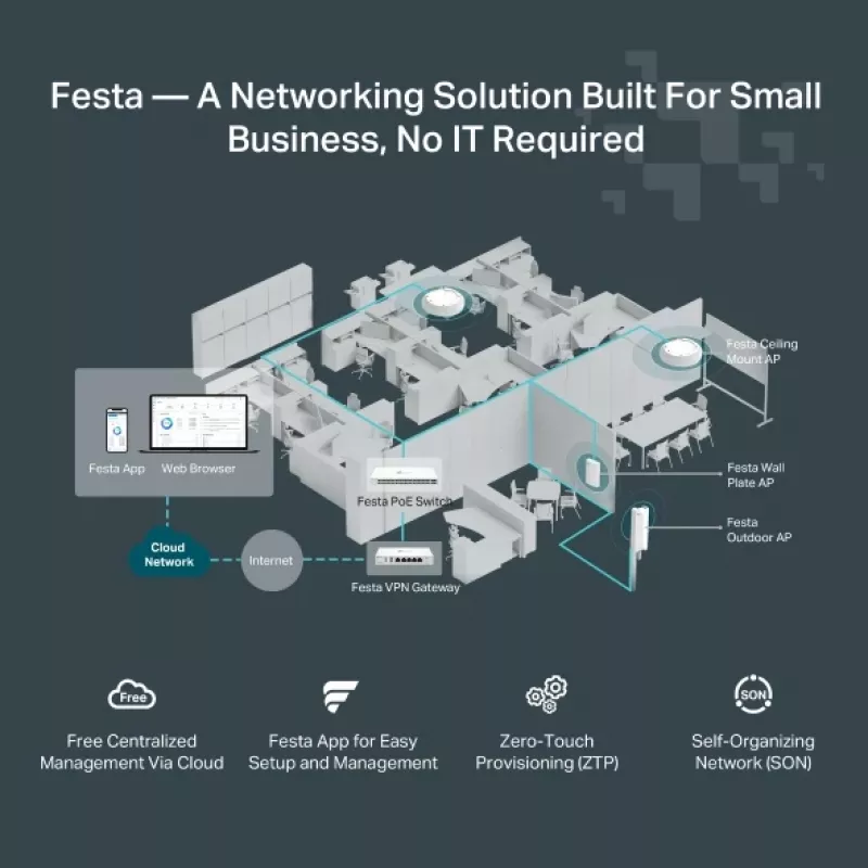 TP-Link Festa F65-Outdoor 3000 Mbit/s biały Power over Ethernet (PoE)
