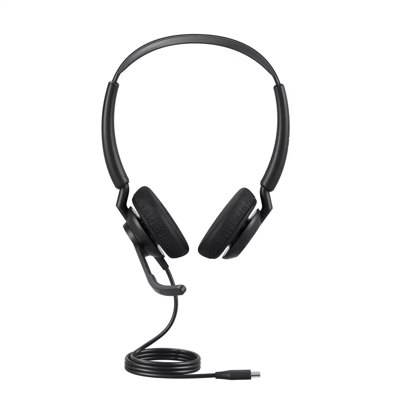 Jabra Engage 50 II - USB-C UC Stereo, przewodowy, biuro/centrum telefoniczne, 65 g, słuchawki, czarny
