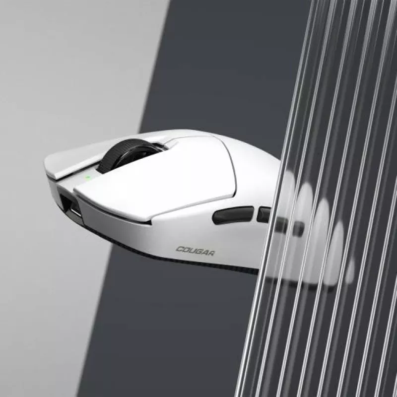 Mysz gamingowa COUGAR Revenger Pro 4K, bezprzewodowa, biała