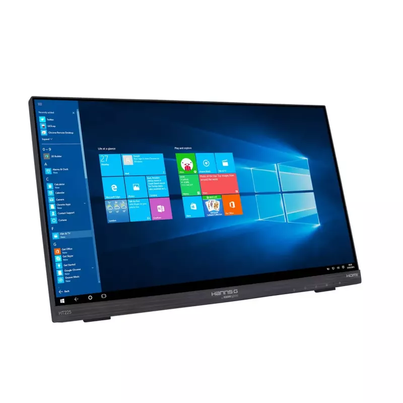 Monitor komputerowy Hannspree HT225HPB 54,6 cm (21,5 cala) 1920 x 1080 pikseli Full HD LED Dotykowy Na biurko Czarny