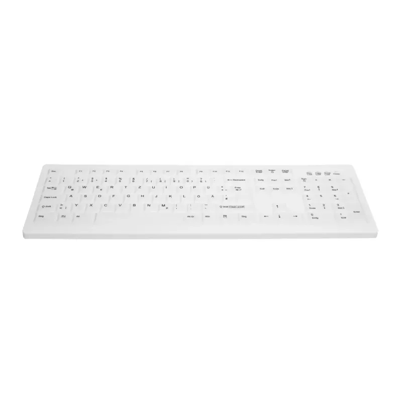 Klawiatura Contour Design Active Key AK-C8100F-FUS-W/GE medyczna RF Bezprzewodowa QWERTZ Niemiecka Biała