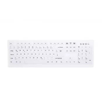 Klawiatura Contour Design Active Key AK-C8100F-FUS-W/GE medyczna RF Bezprzewodowa QWERTZ Niemiecka Biała
