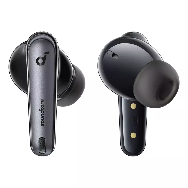 Bezprzewodowe słuchawki douszne Anker Liberty 4 NC — czarne, Bluetooth, ładowanie USB-C
