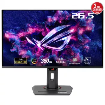 Monitor komputerowy ASUS ROG Strix OLED XG27ACDNG 67,3 cm (26,5 cala) 2560 x 1440 pikseli Quad HD QD-OLED Czarny