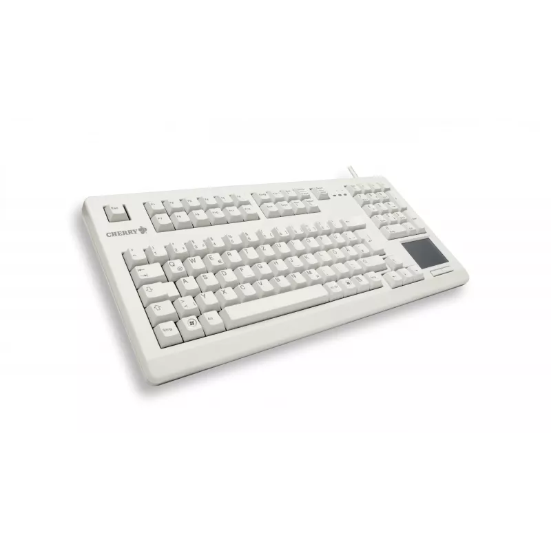 Klawiatura CHERRY TouchBoard G80-1190 Uniwersalna USB QWERTZ Niemiecka Szara