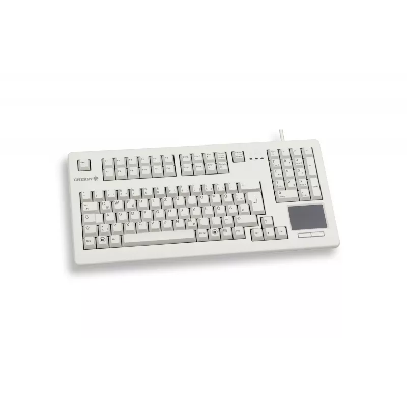 Klawiatura CHERRY TouchBoard G80-1190 Uniwersalna USB QWERTZ Niemiecka Szara