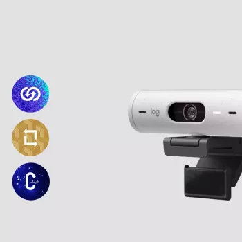 Kamera internetowa Logitech Brio 500 Full HD 4MP USB-C Biała