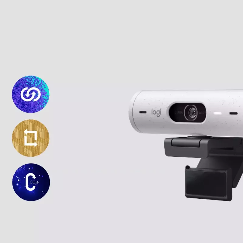 Kamera internetowa Logitech Brio 500 Full HD 4MP USB-C Biała