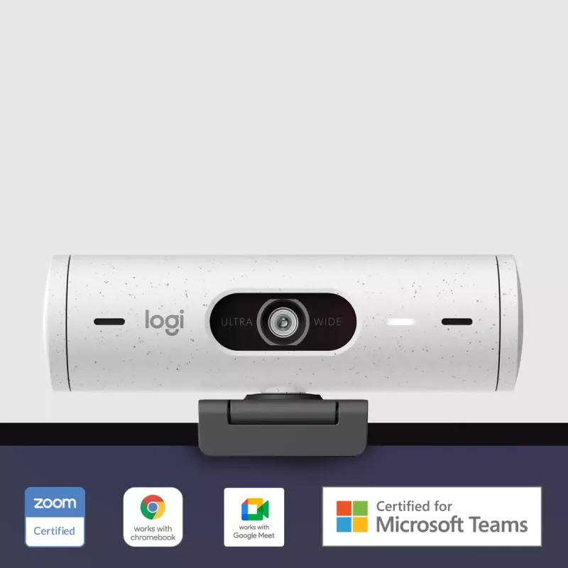 Kamera internetowa Logitech Brio 500 Full HD 4MP USB-C Biała