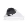 Kamera IP UBIQUITI UVC‑G4‑DOME — kopułkowa, montaż sufitowy, przewodowa, 5 MP (2688x1512), 86° w poziomie, zewnętrzna/wewnętrzna, biała