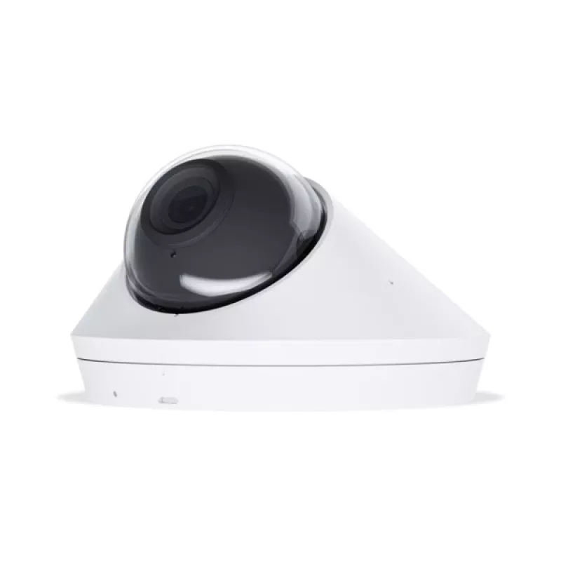 Kamera IP UBIQUITI UVC‑G4‑DOME — kopułkowa, montaż sufitowy, przewodowa, 5 MP (2688x1512), 86° w poziomie, zewnętrzna/wewnętrzna, biała