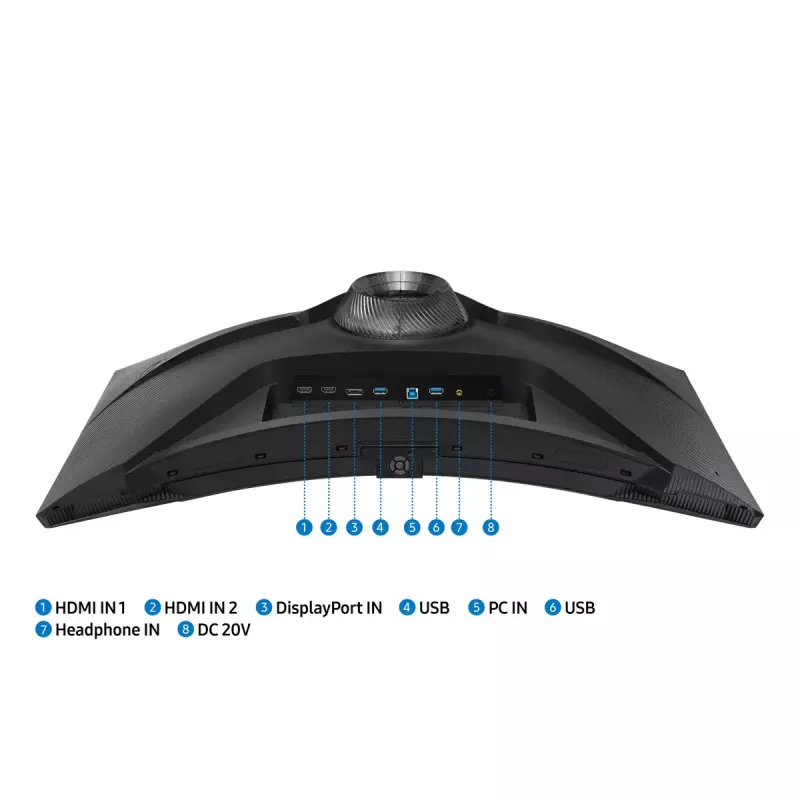 Monitor komputerowy Samsung G75NB 81,3 cm (32 cale) 3840 x 2160 pikseli 4K Ultra HD LED Czarny