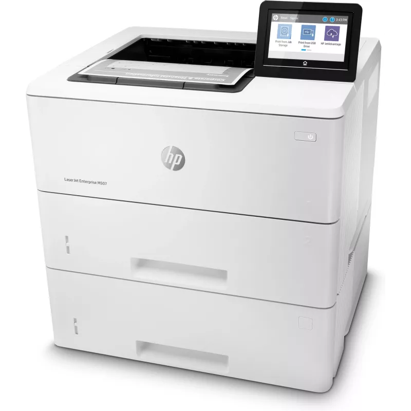 HP LaserJet Enterprise M507x, Laser, 1200 x 1200 DPI, A4, 43 ppm, drukowanie dwustronne, gotowość sieciowa
