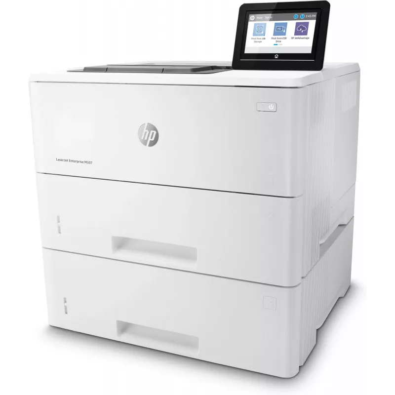 HP LaserJet Enterprise M507x, Laser, 1200 x 1200 DPI, A4, 43 ppm, drukowanie dwustronne, gotowość sieciowa