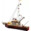 Zestaw klocków konstrukcyjnych LEGO Ideas 21350 Szczęki — 1497 elementów, 3 minifigurki, łódź i kultowy rekin, zalecany wiek 18+