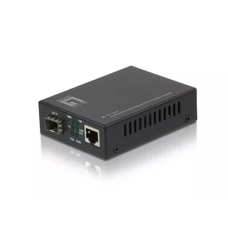 Konwerter mediów Gigabit LevelOne RJ45 na SFP, PoE PD