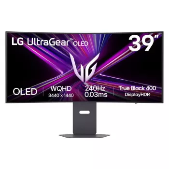 Monitor komputerowy LG 39GX900A-B 99,1 cm (39 cali) 3440 x 1440 pikseli Wide Quad HD OLED Czarny
