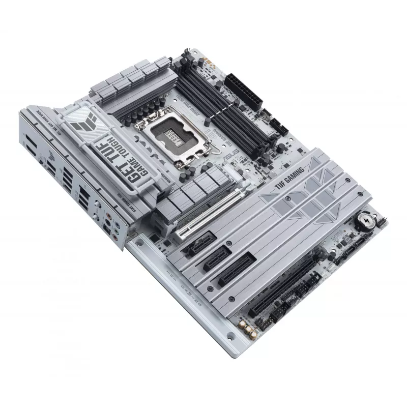 Płyta główna ASUS TUF GAMING Z890-PRO WIFI ATX z chipsetem Intel Z890, gniazdem LGA1851, obsługą pamięci DDR5 i Wi-Fi 7.