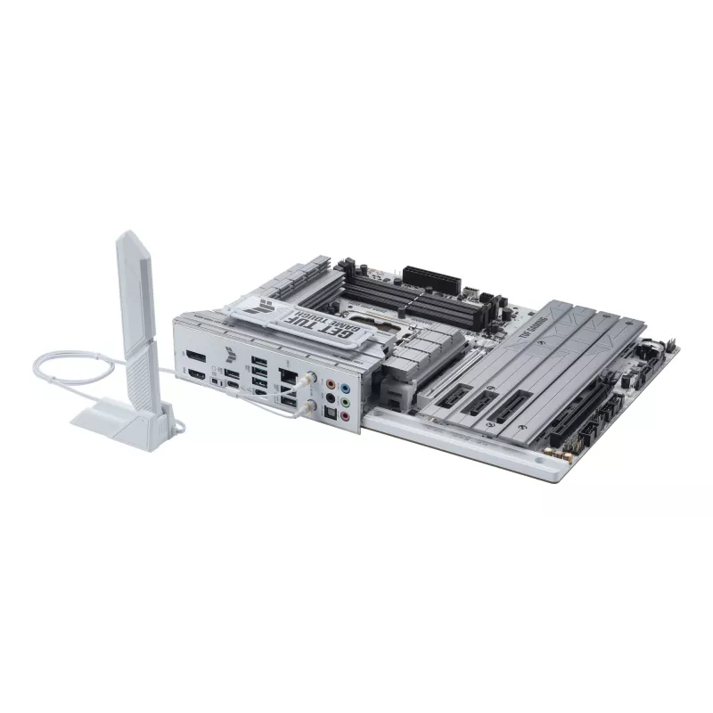 Płyta główna ASUS TUF GAMING Z890-PRO WIFI ATX z chipsetem Intel Z890, gniazdem LGA1851, obsługą pamięci DDR5 i Wi-Fi 7.