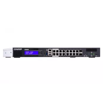 QNAP QGD-1600P Zarządzany Gigabit Ethernet (10/100/1000) Power over Ethernet (PoE) 1U Czarny, Szary