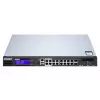 QNAP QGD-1600P Zarządzany Gigabit Ethernet (10/100/1000) Power over Ethernet (PoE) 1U Czarny, Szary