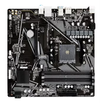 Płyta główna GIGABYTE A520M DS3H V2 - obsługuje procesory AMD Ryzen 5000 Series AM4, do 4733MHz DDR4 (OC), PCIe 3.0 x16, GbE LAN, USB 3.2 Gen 1