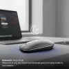 INCA Wireless mysz Iwm-531ra - Bluetooth i RF Wireless 2,4 GHz - 1600 dpi - Czarny/Srebrny