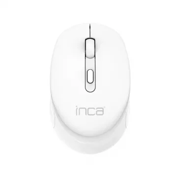 INCA Wireless mysz Iwm-243rb Candy Design - Rf Wireless 2.4GHz - 1600dpi - biały