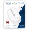 INCA Wireless mysz Iwm-243rb Candy Design - Rf Wireless 2.4GHz - 1600dpi - biały