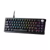 XPG SORCERER MINI KLAWIATURA GAMINGOWA, przewodowa, USB, mechaniczna, QWERTY, RGB LED, czarna
