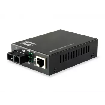 Konwerter mediów Gigabit LevelOne RJ45 na SC, światłowód jednomodowy, 20 km