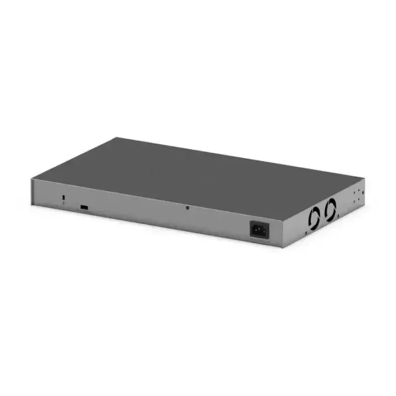 Zarządzalny przełącznik Gigabit PoE Netgear GS728TXUP — 24 × 10/100/1000 RJ-45, 128 Gbps, 1U, montaż w szafie