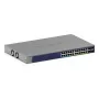 Zarządzalny przełącznik Gigabit PoE Netgear GS728TXUP — 24 × 10/100/1000 RJ-45, 128 Gbps, 1U, montaż w szafie