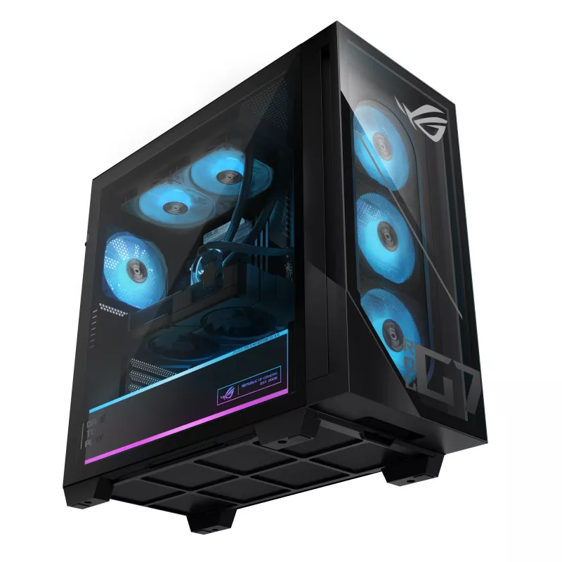 ASUS ROG G700 GM700TZ-R9800X064W AMD Ryzen™ 7 9800X3D 64 GB DDR5-SDRAM 1 TB SSD NVIDIA GeForce RTX 5070 Windows 11 Home Tower PC Czarny