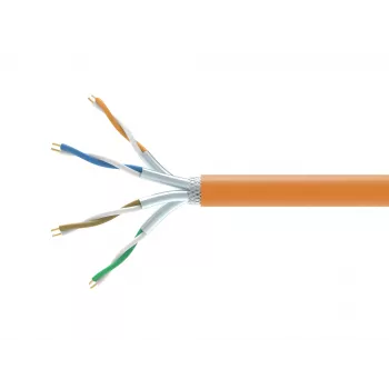 Kabel sieciowy Equip 404551 pomarańczowy 305 m Cat7 S/FTP (S-STP)