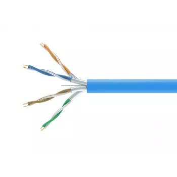 Kabel sieciowy EQUIP 404544 — Cat6a U/FTP (STP), 305 m, niebieski